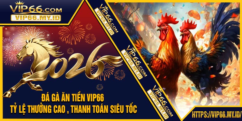 Đá Gà Ăn Tiền VIP66 - Tỷ Lệ Thưởng Cao , Thanh Toán Siêu Tốc